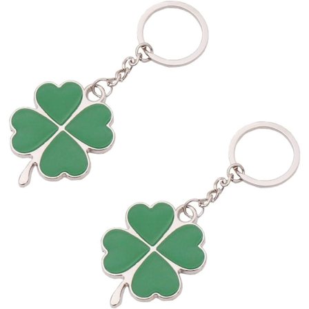 Hett 2025-paket med lyckobringar i zinklegering, eldlöv, nyckelringar, födelsedagspresenter till familj och vänner, julklappar, Thanksgiving-presenter