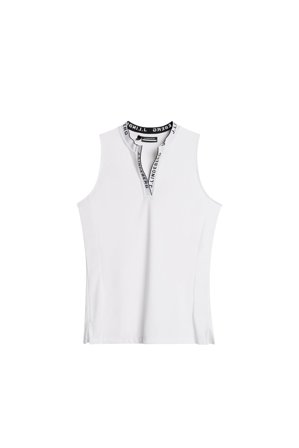 J.Lindeberg - Golf - Leya Sleeveless Top - White - Woman - XS