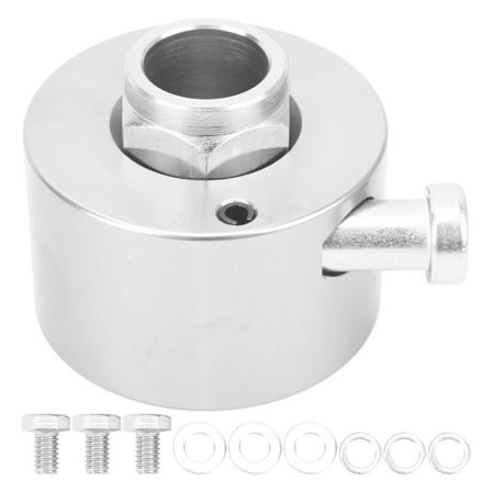3/4in axel snabbkoppling för ratt med tryckknapp för 3-håls ratt silver