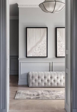 Mila 80X250 Mały Szary Chodnik Dywan