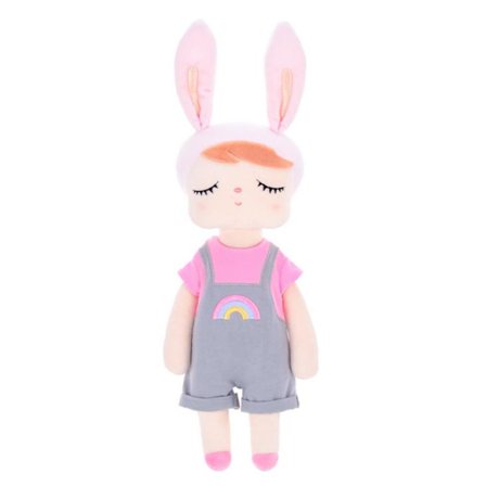 13" Sleeping Bunny Rabbit Girl Baby Stuffed Plush Dolls Toys For Kids