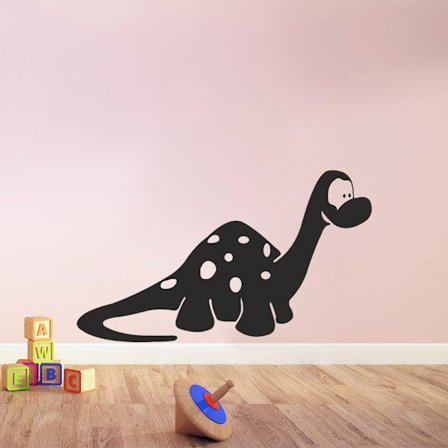 Glad dinosaurie vinyl vägg klistermärke