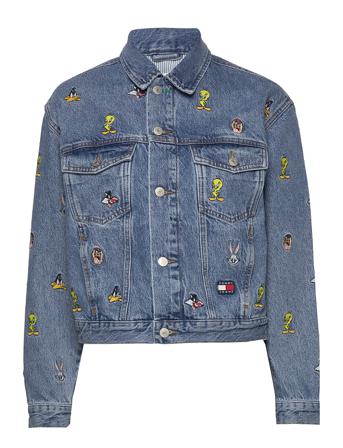 Tjw Lo Y Tunes Denim Jacket W6 Blue Tommy Jeans