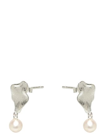 Earring, Caia Small Silver Enamel Copenhagen