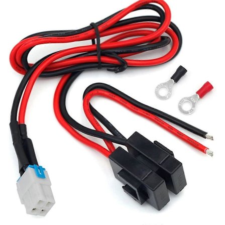 4-nastainen 12AWG DC virtajohto Yaesu Radio FT-450D FT-891 Kenwood TS-480 TS-590SG TS-890s Ico -radioille