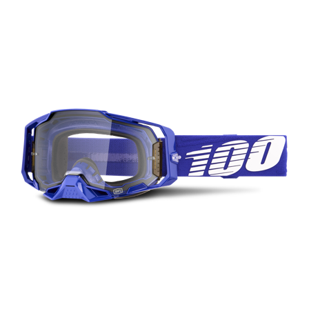 100% Armega MX Goggles Clear Lens Klein