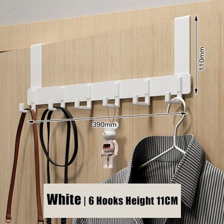 Oppbevaringsholder hengende stativ HVIT 11CM