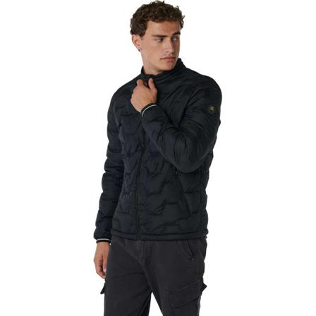 No Excess, Jacket short fit padded black Zwart, Heren, Maat:L
