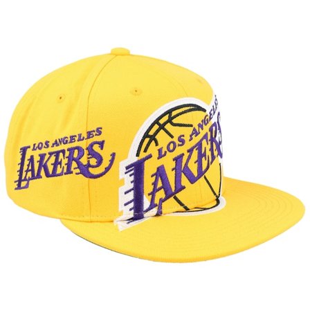 Mitchell & Ness - Los Angeles Lakers Big Time Yellow Snapback Snapback Yellow Cap - NBA @ Hatstore