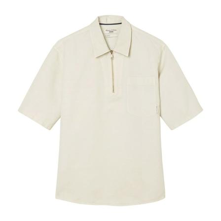 Marc O'Polo Short-sleeved zip polo shirt inbo, Herre