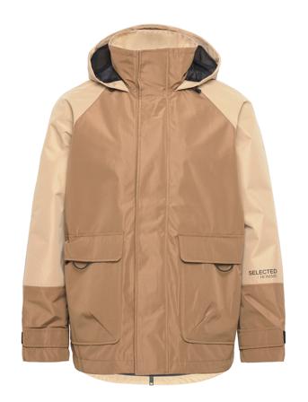 Slhjeremy Jkt W Beige Selected Homme