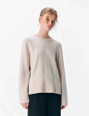 Object Objreynard O-Neck Pullover Noos - Cream - L