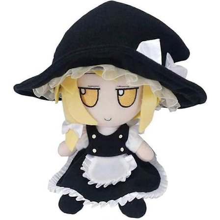 Touhou Project Plysjdukke Leke Kosedukke Kirisame Marisa 20cm Fumo Plysj Julegave