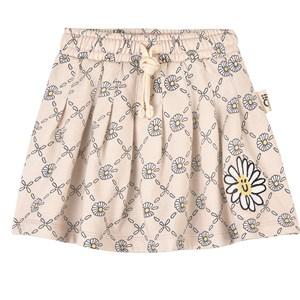 Oii Beige Flower Print Skirt 110/116 cm - Skirts - 110/116 cm - Cream - Junge