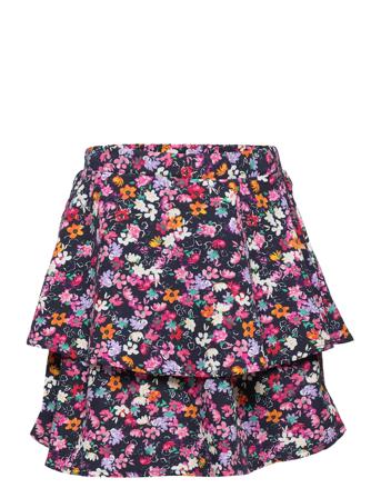 Kogselma Layered Short Skirt Ptm Dresses & Skirts Skirts Short Skirts Monivärinen/Kuvioitu Kids Only