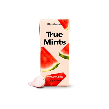 True Gum True Mints Watermelon Vandmelon, Helse & Madvarer, Snacks, Tyggegummi