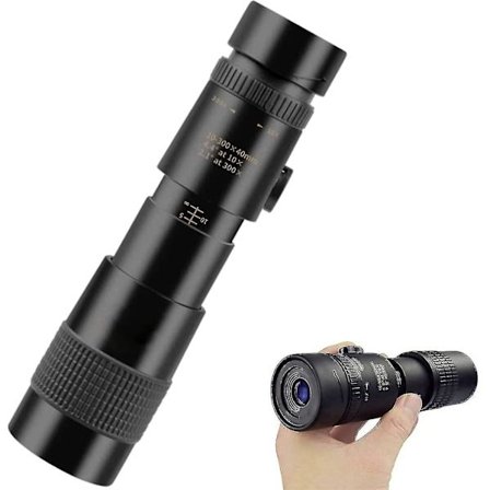 Hmwy-monokulært teleskop 4k 10-300x40mm Hd optisk zoom vandtæt kikkert