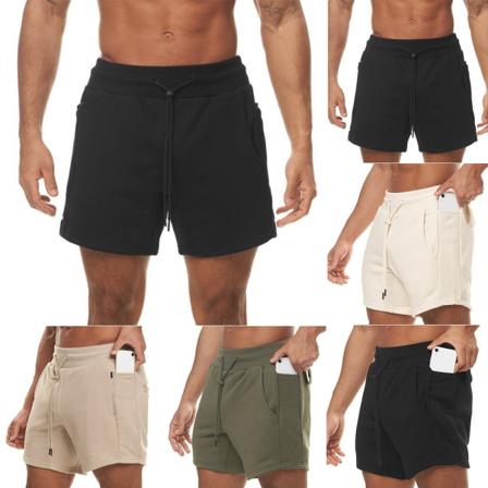 Enfärgade Sportshorts För Män Med Casual