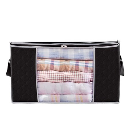 Opbevaringskasser med låg, opbevaringspose til quiltgarderobe