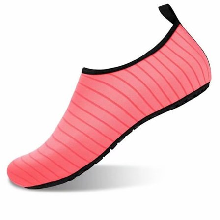 (Størrelse: 40/41) Badesko Unisex strandsko surf aqua sko Rosa-KK1-