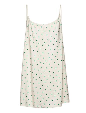 Enanastasia Sl Dress Aop 6891 Cream Envii