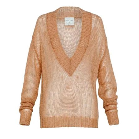 Forte Forte, V-neck Knitwear Bruin, Dames, Maat:S