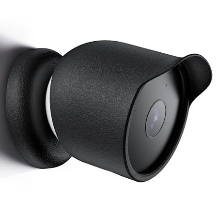 Beskyttende silikonetui til Google Nest Cam Black