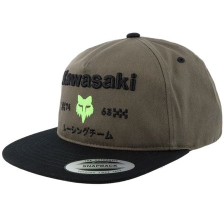 Fox - Grön snapback Keps - Kawi Olive Green/Black A-Frame Snapback @ Hatstore