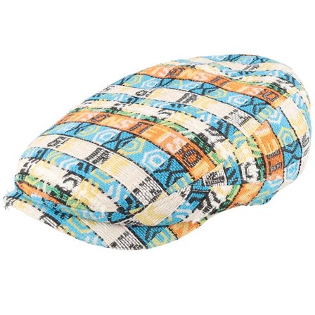 Stetson - Multi flatcap Cap - Driver Cap Jacquard Multicolor Flat Cap @ Hatstore
