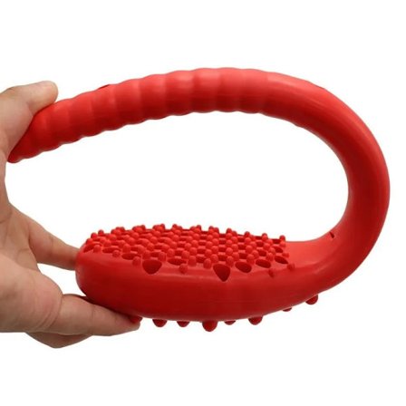 Gummihånd Hammer Massasje Hammer Klappe Pinne Akupunktur Stimulator Ryggterapi Meridian Bank Akupunktur Massasje