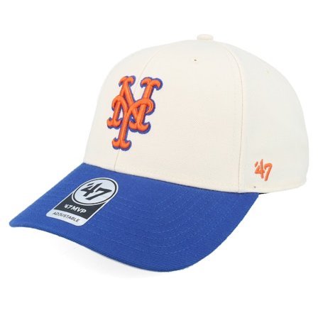 47 Brand - Beis adjustable Gorra - New York Mets Two Tone Mvp Natural/Royal Adjustable @ Hatstore