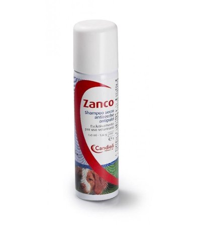 Zanco Shampoo Secco Antiparassitario Cani 150ml