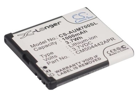 Batteri til SmartPhone, Mobil til Amplicomms PowerTel M7000, PowerTel M6900