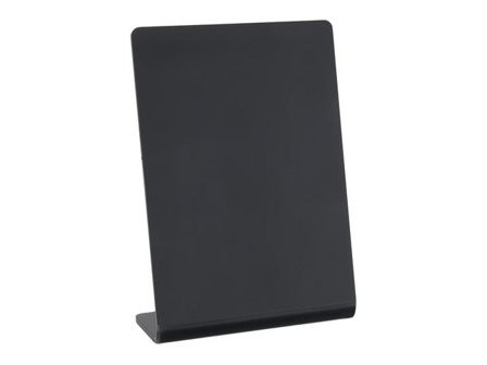 Informationsställ griffel lutande A6 svart - Lyreco - Kontorsmöbler och inredning - Tavlor ställ och ramar - Informationsställ