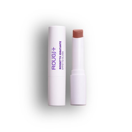 ROUGJ Rossetto Idratante Effetto Gloss 02 - Nude Beige - Rossetto brillante