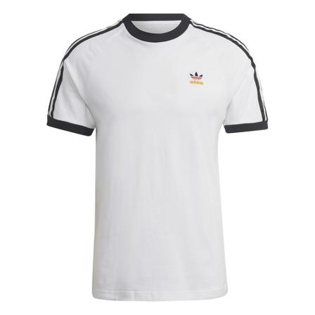 Adidas Originals, T-shirt z 3 paskami adidas Originals Biały, Mężczyzna, Rozmiar: L