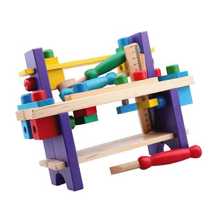 Barndomslegetøj Skrue Møtrik Samle Legetøj 1 Sæt Assorteret Farve Til Leg[D]