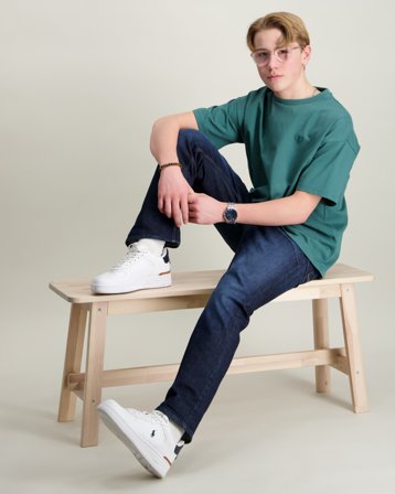 Lyle & Scott Heavy Weight Relaxed T-shirt Grön T-shirts Kille - Kids Brand Store