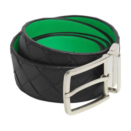 Bottega Veneta, Belts Zwart, Heren, Maat:95 CM