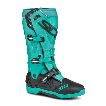 Stivali Cross Sidi Crossair Nero/Menta 50