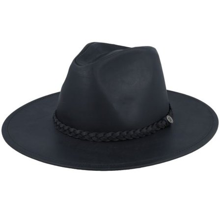 Jaxon & James - Svart western Hatt - Buffalo Leather Cowboy Black Western @ Hatstore
