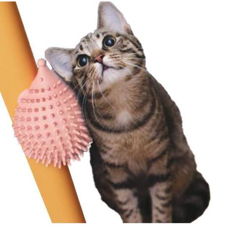 2ST Cat Corner Hair Scratcher Pet Leksaker