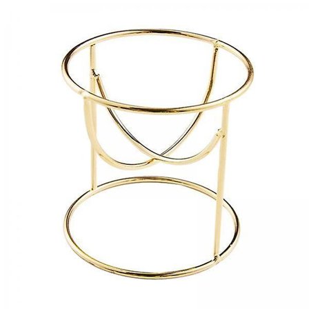 3xmetal Krystal Kugleholder, Sfære Display Stativ Mineral Stene Guld