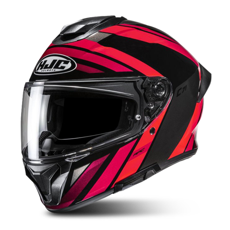 HJC C71 Faber Full Face Helmet Red/Grey M