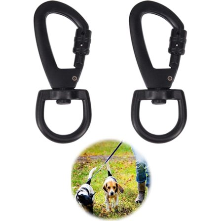 Multifunktionell Vridbar Karbinhake 2 Stycken Metall Vridbara Karbinhakar Mini Zinklegering Vridbara Karbinhakar Hundkedja Nyckelring Krok kompatibel 