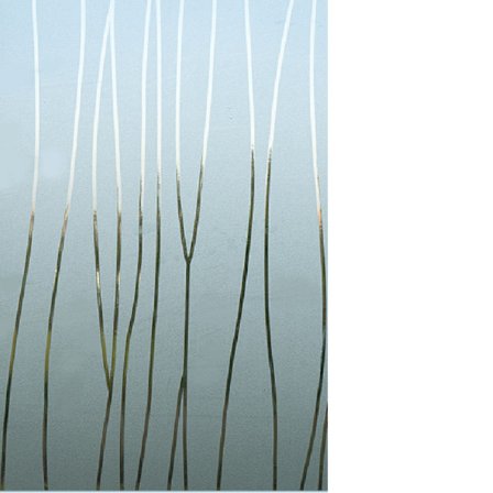 Statisk vinduesfilm - Frosted Blackout-film, elektrostatisk, selvklæbende, A