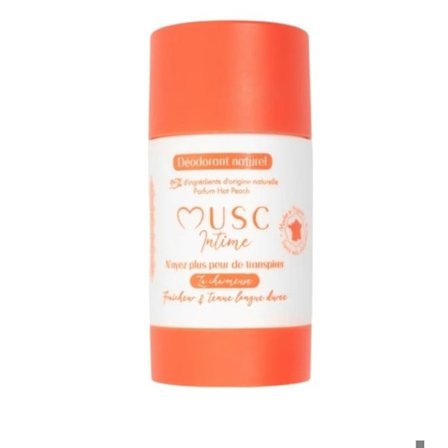 Deodorant - Musc Intime - Hot Peach - 50 g - Naturlig - Skydd 48h