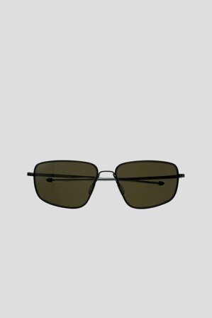Marathon matt Black - green solid polarized lens