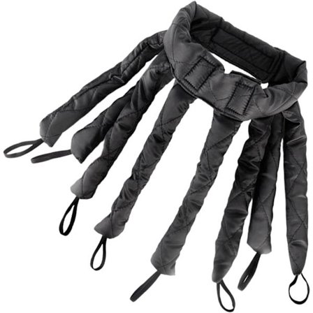 Varmeløs Hårkrøller,Octopus Varmeløs Hårkrøller Pandebånd|Krøllejern til at sove med,natkrøllejern til langt hår og kort hår sort