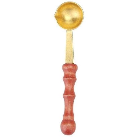 Træhåndtag Voksforseglingsstempel Voks Ske Vintage Anti-voks Scrapbog